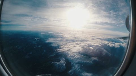 高空云海冷色电影