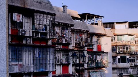 午后冷调街景
